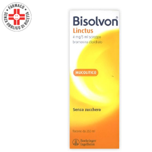 Tipi di tosse: Bisolvon Linctus per tosse grassa - PIù Medical