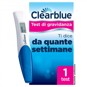 Clearblue Plus Test di Gravidanza Rilevazione Rapida 1 Test ha anche un indicatore con le settimane di gravidanza, grazie alla tecnologia Smart Dual Sensor - Più Medical