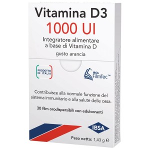Integratore alimentare di Vitamina D3 di Ibsa, 1000UI