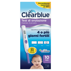 Clearblue propone il test di ovulazione avanzato, in grado di identificare una media di 4 giorni fertili per ciascun ciclo - Più Medical