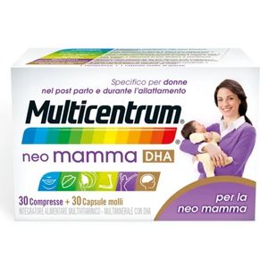 Multicentrum neo mamma DHA, integratore per la gravidanza e l'allattamento - Più Medical