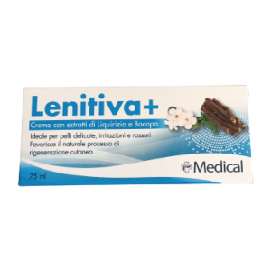 Lenitiva+, crema per il trattamento delle scottature solari - Più Medical