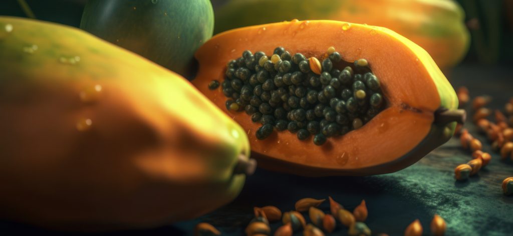 Concept per proprietà e benefici della papaya su sistema immunitario - Più Medical