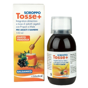 Rimedio per mal di gola e tosse formulato con miele: Sciroppo Tosse+ - Più Medical