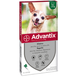 Antiparassitario • Advantix Spot-on 4 Pipette Monodose fino a 4 kg - Più Medical