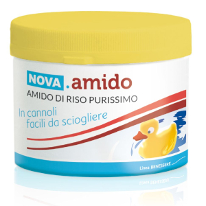 Prodotto per la cura della pelle del bambino e del neonato: amido di riso purissimo Nova - Più Medical