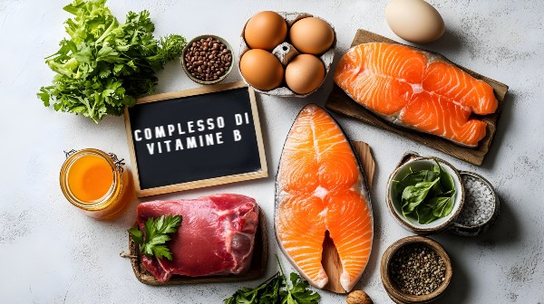 Concept per integrazione di Vitamine del Gruppo B: alimenti contenenti vitamina b