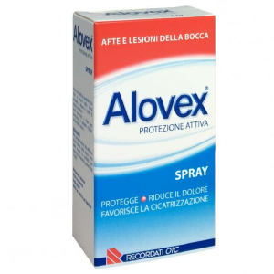 Alovex Protezione Attiva Spray Afte e Lesioni della Bocca