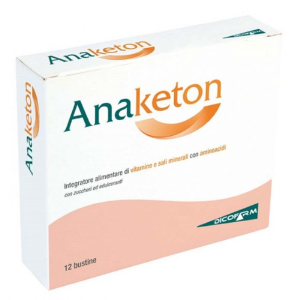 Anaketon Integratore Alimentare di Vitamine e Sali Minerali 12 Bustine