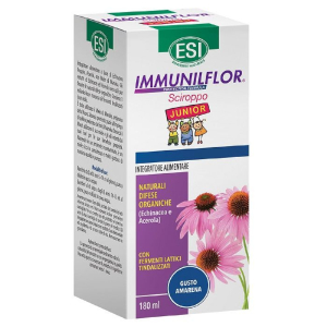 Immunilflor Sciroppo Junior per Difese Immunitarie Gusto Amarena 180 Ml